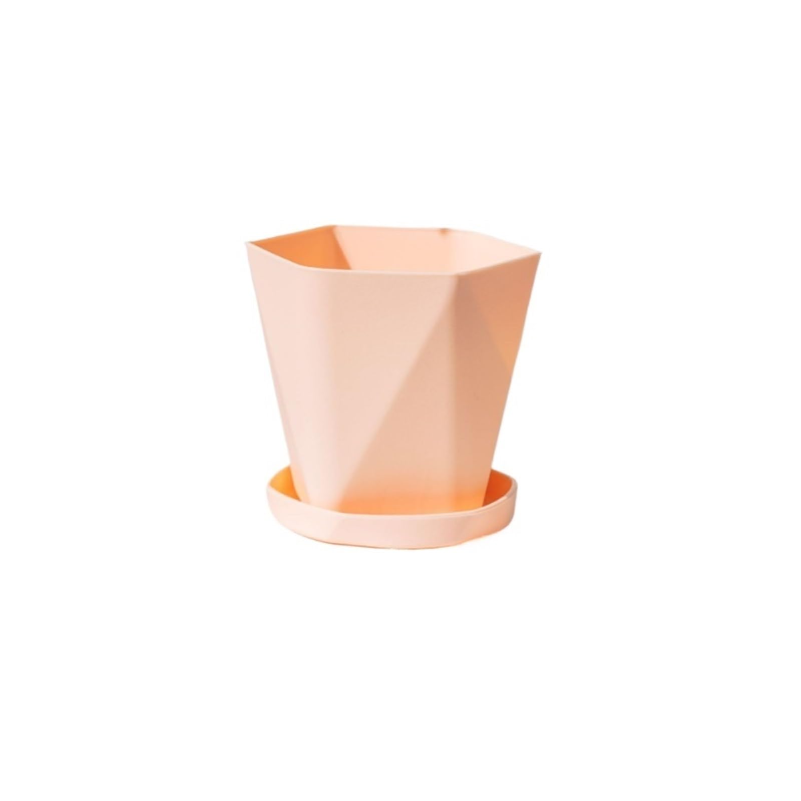 Lkvent Plastic Plant Pots with Trays Small Modern plant pots