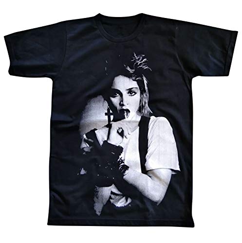 HOPE & FAITH Unisex Madonna T-Shirt Short Sleeve Mens Womens XL BLK