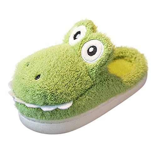 Chinelos de casa para meninos para meninas chinelos de casa quentes para crianças forradas inverno s