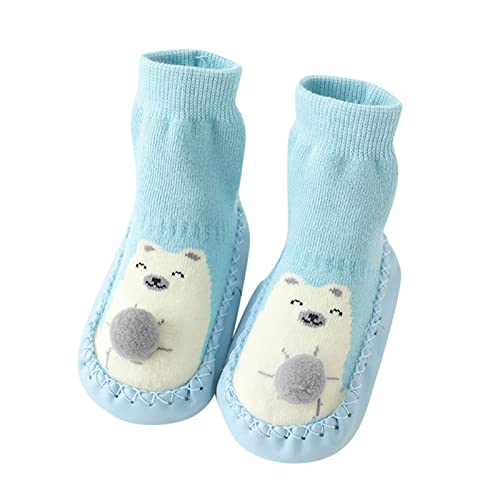 Toddler Cute Cartoon Socks Shoes Boys and Girls Floor Socks Shoes Flat Bottom Non Slip Shoes Baby Walking Shoes