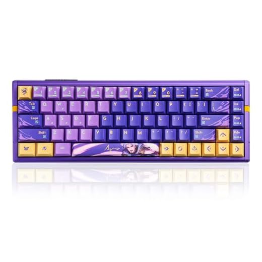 ATK RS6 Ultra Hall Effect Gaming Keyboard – 65% Layout, Hot-Swappable Switches, RGB Backlight with Music Sync, Custom Actuation, 8000Hz Polling, N-Key Rollover (ATK × ASPAS, Gateron Jade Gaming)