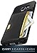 Smartish® Galaxy S6 Edge Wallet Case - Q Card Case for Samsung Galaxy S6 Edge - Ultra Slim Protective Kickstand Credit Card Carrying Case (CM4) - Black Onyx