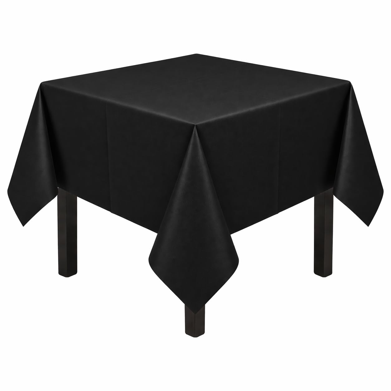 Caroline Black Square Paper Table Covers 90CM X 90CM 2 PK