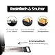 Clatronic® Toaster 2 Toastschlitze | Toaster mit Brötchenaufsatz | Toaster 2 Scheiben mit Liftfunktion | Toster mit Auftau- und Aufwärm-Funktion | für Brötchen und Toast | TA 3801 schwarz
