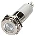 Flat Indicator Light, White, 120VAC