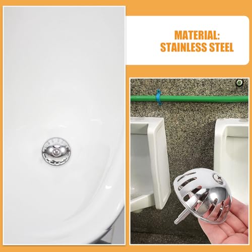 Evite Atascos con Tapones de Filtro para Urinario de Acero Inoxidable Colador 3