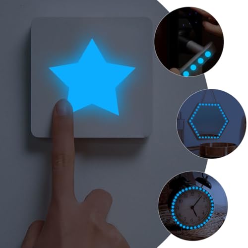 Calcomanías de Estrellas Luminiscentes para Pared Azul 2 Pzs miniatura 5