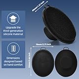 2 Pack Face Scrubber,Silicone Face Scrubber for Men Women,Third Generation Upgraded 1262 Soft Bristle Manual Cleansing Brushes,Suitable for All Skin Types,face exfoliating Cleaning Brush (Black+Pink) - Image 7