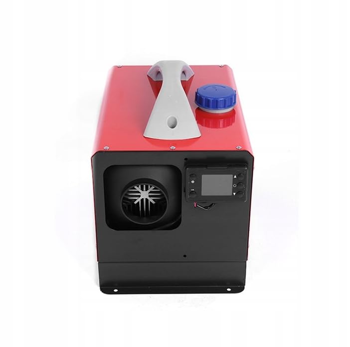 9kW Canon à Air Chaud Diesel, 12V/230V Chauffage Mobile avec LCD et Télécommande, pour Voiture/Camping-Car/Bateau/Chantier