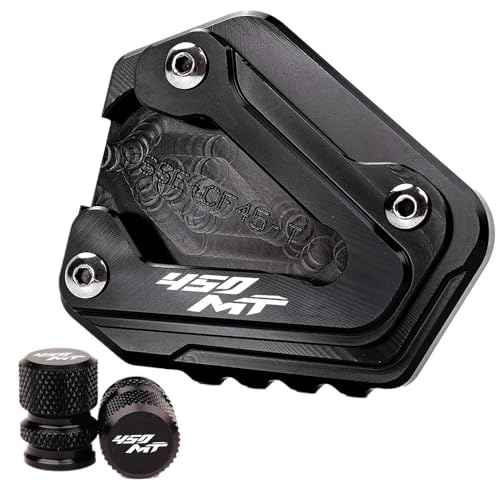 Élargisseur béquille moto 450MT en aluminium CNC protection latérale haute résistance