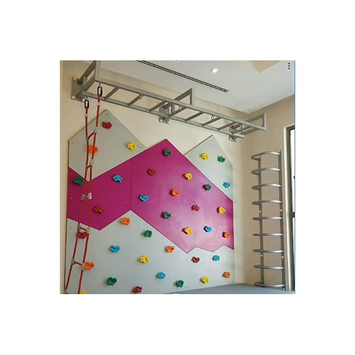 Buy Moon Kids Mountain Climbing Wall with Monkey Bars, Climbing Ladder