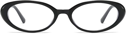 Miniatura 2 de JOVAKIT Gafas de bloqueo de luz azul retro redondas para mujeres y hombres lentes circulares transparentes sin receta con marco de metal