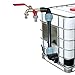 Produktbild Onlyonehere IBC Schwanenhals Messing Doppel Wasserhahn 3/4" IBC Tank Adapter S60x6 - Auslaufhahn 3/4" Abgang 1 Zoll - mit 2X Hahnanschlussstück - für IBC-Container Regentonne Regenwassertank