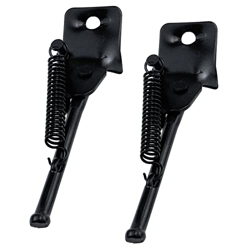 Tsnamay 2Pcs Black Bike Kickstand,Child Bicycle Kickstand Single-Side Stand Folding Bicycle Stand Support Rear Mount for 12 Inch Kids Bike