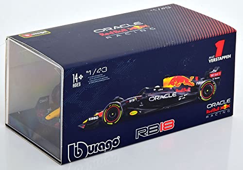 Bburago Red RB18 Season Car 2022 1:43 miniatura 4