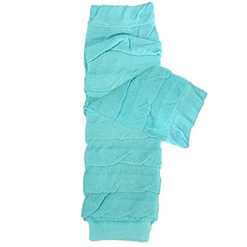 ALLYDREW Solid Baby Leg Warmer & Solid Toddler Leg Warmer for Boys & Girls, Ruffle Teal Blue