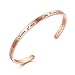 SOLOCUTE Cuff Bangle Bracelet Engraved "You will always be the Sister of my Soul, the Friend of my Heart" Inspirational Jewelry, Perfect Gift for Christmas Day, Thanksgiving Day and Birthday