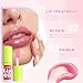 Meilury 6 PCS Hydrating Lip Oil, Big Brush Head Lip Glaze Shiny Transparent Lip Glow Oil, Nourishing & Non-sticky Long Lasting Fresh Clear Smooth Lip Care Plumping Lip Oil (SET B)