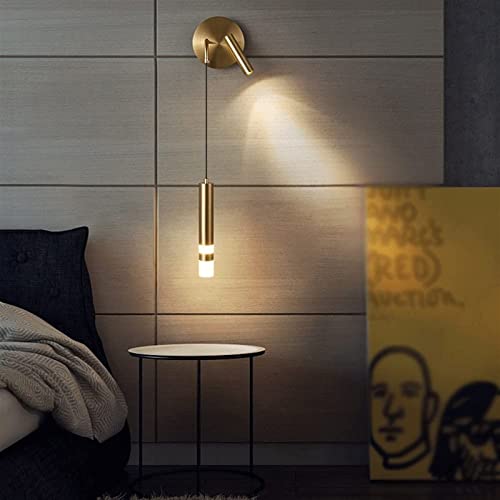 Lustre créatif moderne LED en or avec spots muraux orientables - 5