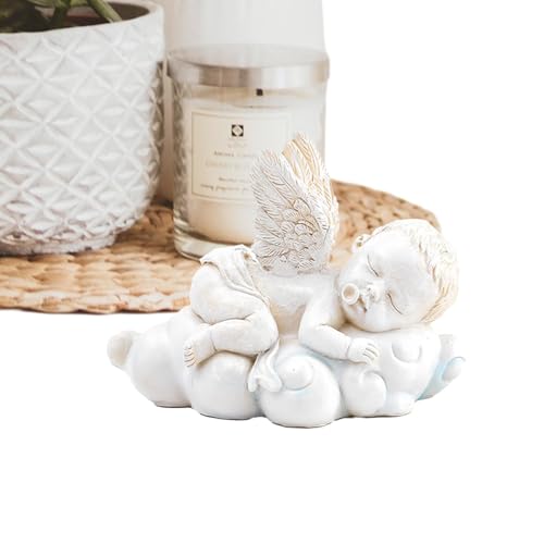 Gartenengel Outdoor Statue - Indoor Engel Statue Deko, Engel Gartenstatue Dekor | Vista Gedruckt Wasserdicht Outdoor Garten Gebet Engel Figur Garten Harz Engel Figur für Garten Es ist