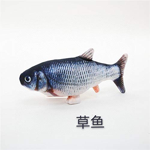 Brinquedo de simulação de peixe elétrico, o peixe vai pular, carregamento USB Adaskala