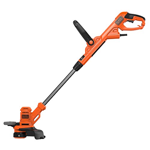 BLACK+DECKER Electric Strimmer with Automatic Single Line Feed, 55W, 240V, Cutting Width 30cm,BESTA530-GB