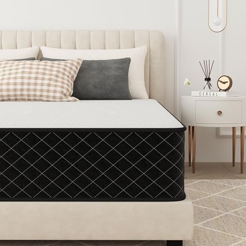 PurrJoys 4FT6 Single Mattress 90x190cm – 25cm Hybrid Pocket Sprun...