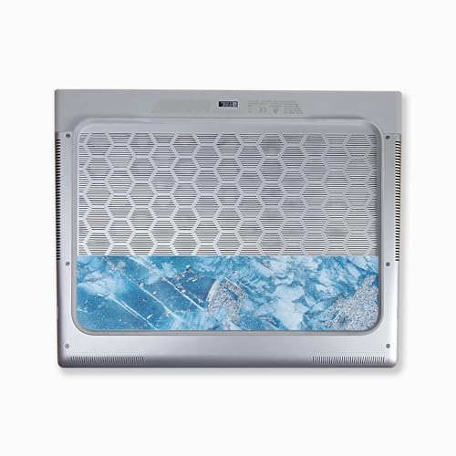 Image of Glossy Glitter Laptop Skin Compatible with Alienware X16 R2 (2024) - Winter Rock - Premium 3M Vinyl Protective Wrap Decal Cover - Easy to Apply | Crafted in The USA by MightySkins