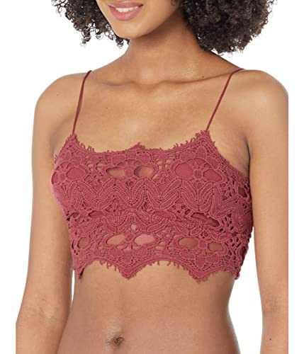 Free People FP1 Athena Bralette for Women - Adjustable Shoulder Straps with Scalloped Edges, Sexy and Comfortable Bralette