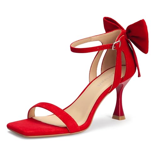 Carcuume Square Toe Heel Sandals