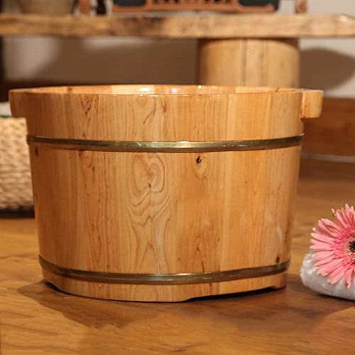 Cubeta de Masaje para Pies de Madera Hecha a Mano miniatura 3