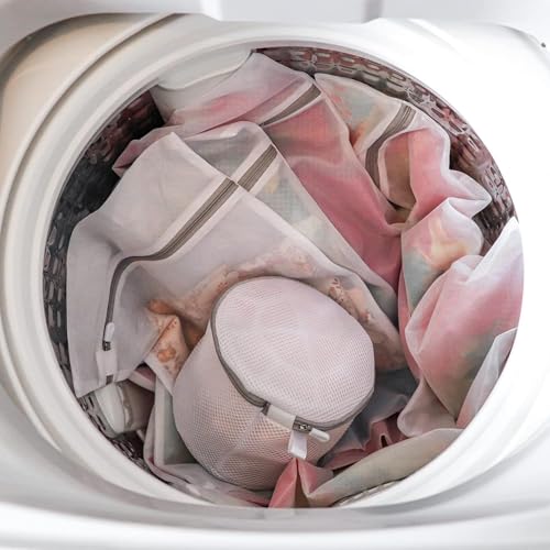 Sacos para Lavar Roupas Máquina de Lavar - Kit de 5 Saco Lavar Roupa Duráveis para Roupas Delicadas