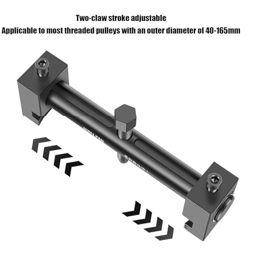 Extracteur de poulie d'équilibrage harmonique réglable à bras flexibles - 5