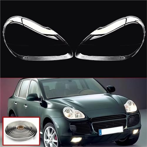 Lentille de phare pour Cayenne 955 2004-2006 cache en verre transparent - 5