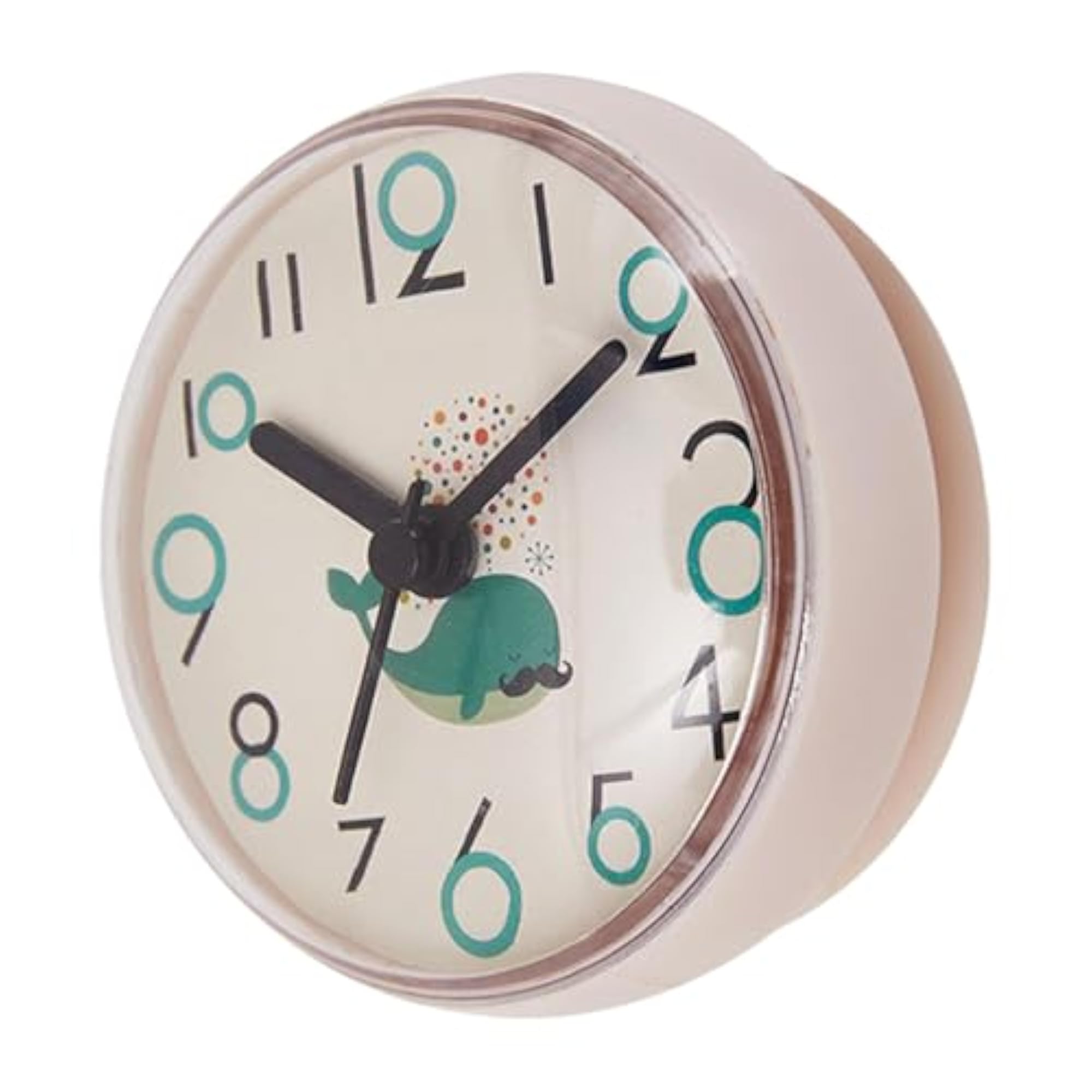 Bathroom Shower Clock Wall Hanging Water Resistant for Kitchen