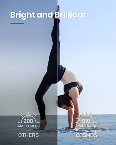 Nebula 1080P Video Projector, Anker Nebula Cosmos Full Hd 1080P Home Entertainment Projector, Outdoor Projector, Android Tv 9.0, 4K Supported Projector, Digital Zoom, Auto Focus, Hdr10 #TOP3