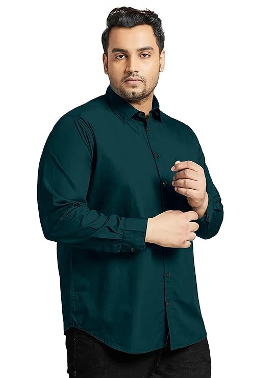 KORADIYA Enterprises Men’s Solid Slim Fit Casual Shirt, Full Sleeve Shirt for Casual Fancy Wear & Formal Wear (Pack of 1) KORADIYA Enterprises Men’s Solid Slim Fit Casual Shirt, Full Sleeve Shirt for Casual Fancy Wear & Formal Wear (Pack of 1)