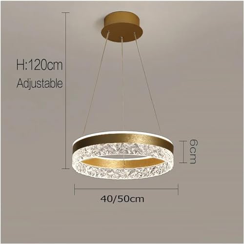 Lustre LED moderne à intensité variable pour éliminer la fatigue visuelle - 7