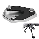 Monkey125 Ständerfuß-Verbreiterung,Seitenständer-Fußverlängerung, kompatibel mit GROM 125 MSX125 2013-2024, Monkey 125 2019-2024 Motorrad-Seitenstützverlängerung (Schwarz)