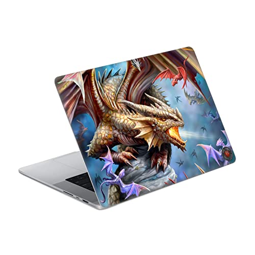 Vinyle autocollant MacBook Pro 14 A2442 Anne Stokes peau protection dragon