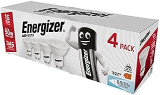 Energizer GU10 4.2W 50W Replacement LED Bulb 4 Pack (Daylight Non Dimmable)