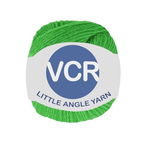Image of VCR 4 Ply Green Little Angle Yarn, 25 Grams, 92 Meters Length, 100% Acrylic Soft Baby Knitting Yarn for Crochet, Newborn Sweaters, Soft Baby Socks, Mittens and Leggings, Pack of 1