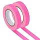 PATIKIL Glow in the Dark Gaffers Tape, 0.4 Inch x 32.8 Feet Colored Cotton Glow Tape Markers Fluorescent Glow in the Dark Tape Stickers for Party Decorations, Pink