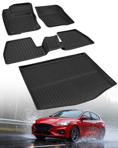 DiffCar® Floor Mats for Ford Focus 2012–2018 Sedan (Not for