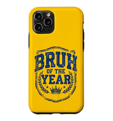 Bruh of the Year Funny Retro Vintage �X�}�z�P�[�X iPhone 11 Pro �p