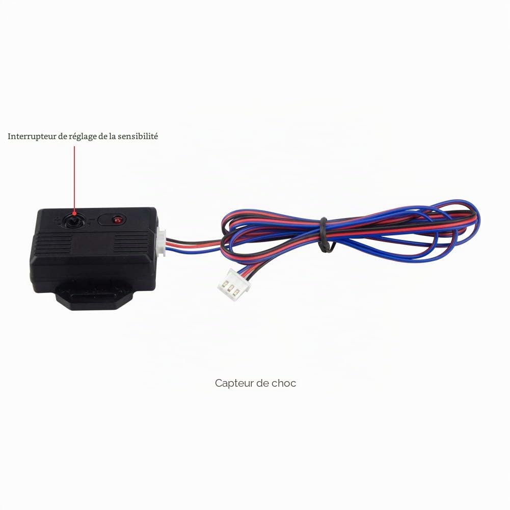 Easyguard EC202 2 voies système d'alarme de voiture avec écran LCD pager affichage à distance démarrage moteur et micro-ondes capteur DC12V