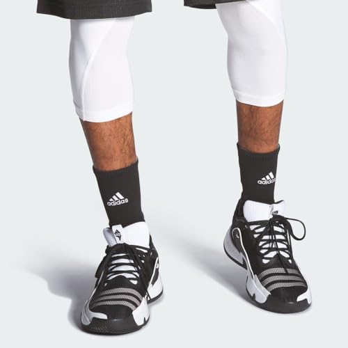 adidas Unisex Trae Unlimited Basketball Shoe, Black/White/Lucid Blue, 6.5 US Men4