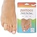ZenToes 5 Pack Toe Caps Closed Toe Fabric Sleeve Protectors with Gel Lining, Prevent Corn, Callus and Blister Development Between Toes, Soften and Soothe the Skin (Size Small)