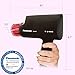 Panasonic nanoe Compact Hair Dryer for Healthy-Looking Hair, 1400W Portable Hair Dryer with Folding Handling and QuickDry Nozzle for Fast Drying – EH-NA27-K (Black/Pink)