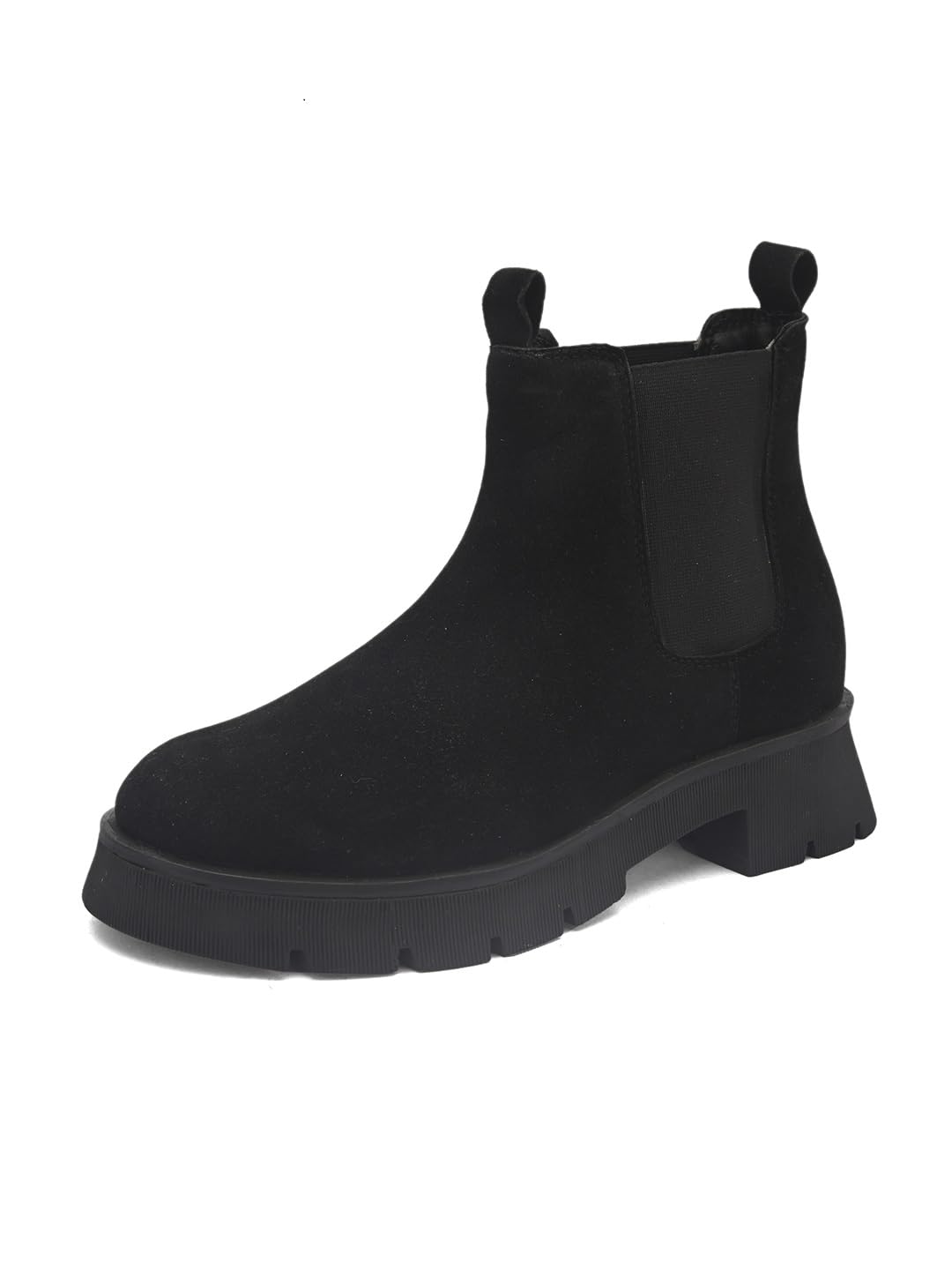 EL PASO Womens Black Leather Slip On Chelsea Boots - 05 UK (B0CB8B5YK7) Amazon Price History, Amazon Price Tracker